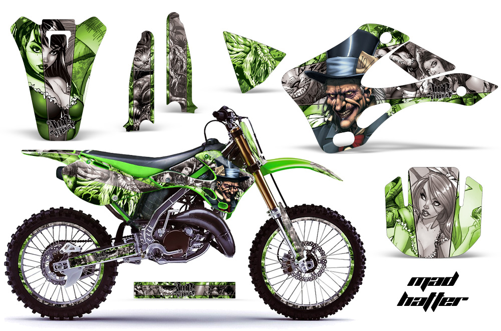 Kawasaki KX125 KX250 99-02 Graphics Kit MH GS NPs